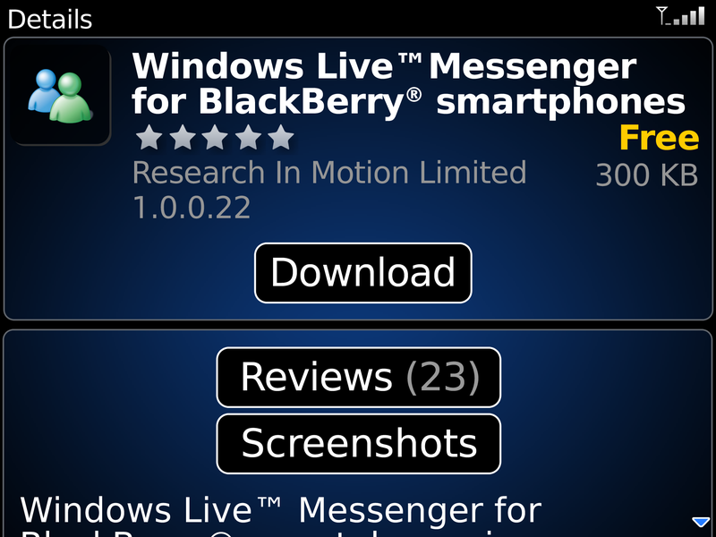 Illustration for article titled BlackBerry App World Tour and Impressions